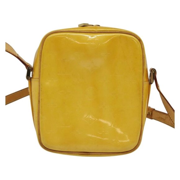 LOUIS VUITTON Monogram Vernis Wooster Bag Lime Yellow - Picture 3 of 16